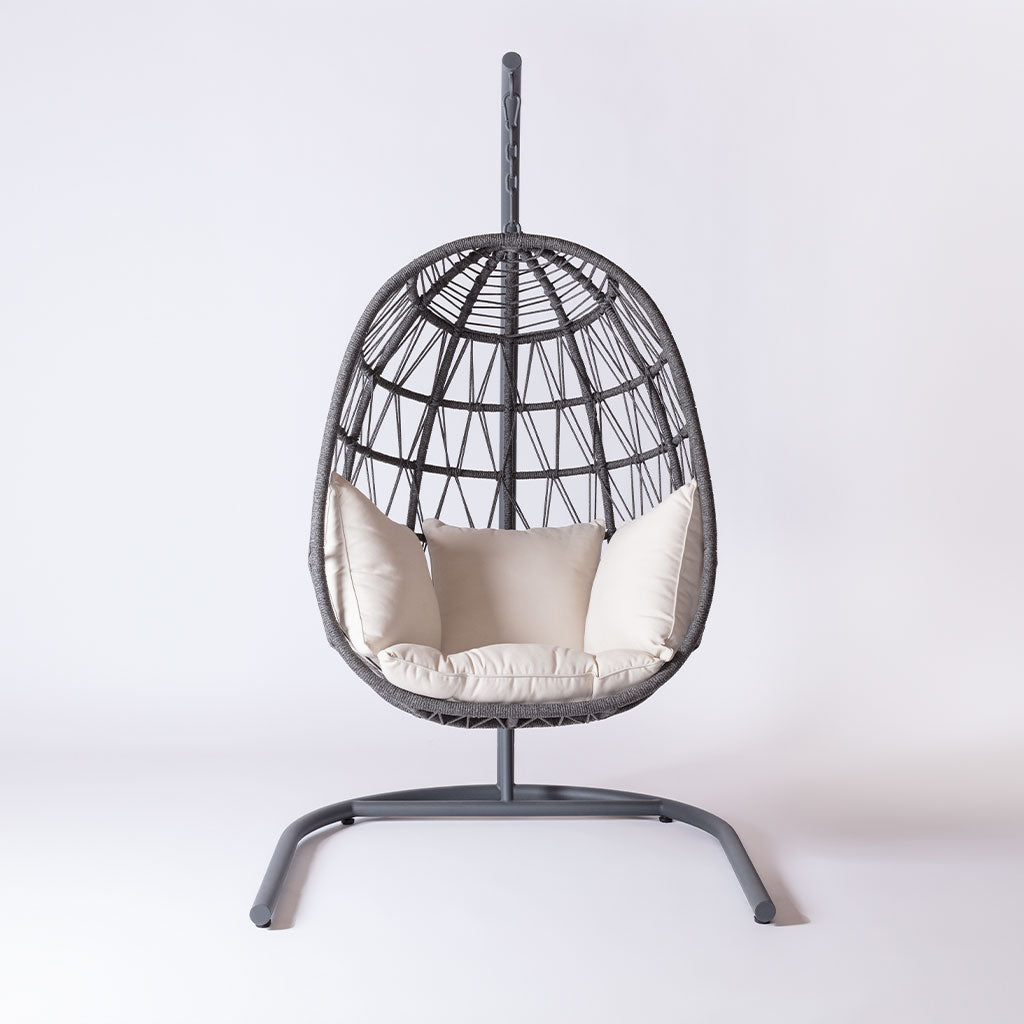 Saranac Egg Chair in Canvas finish