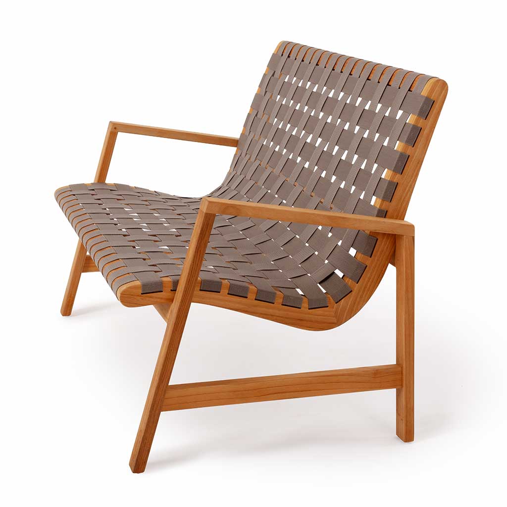 Oak Park Allen Woven Bench additional view