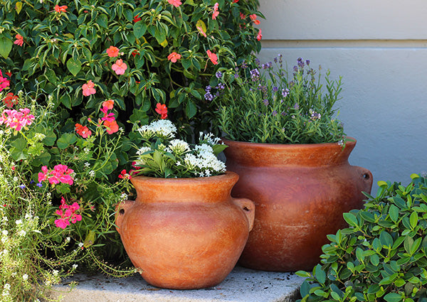 Chata Planter handcrafted garden piece