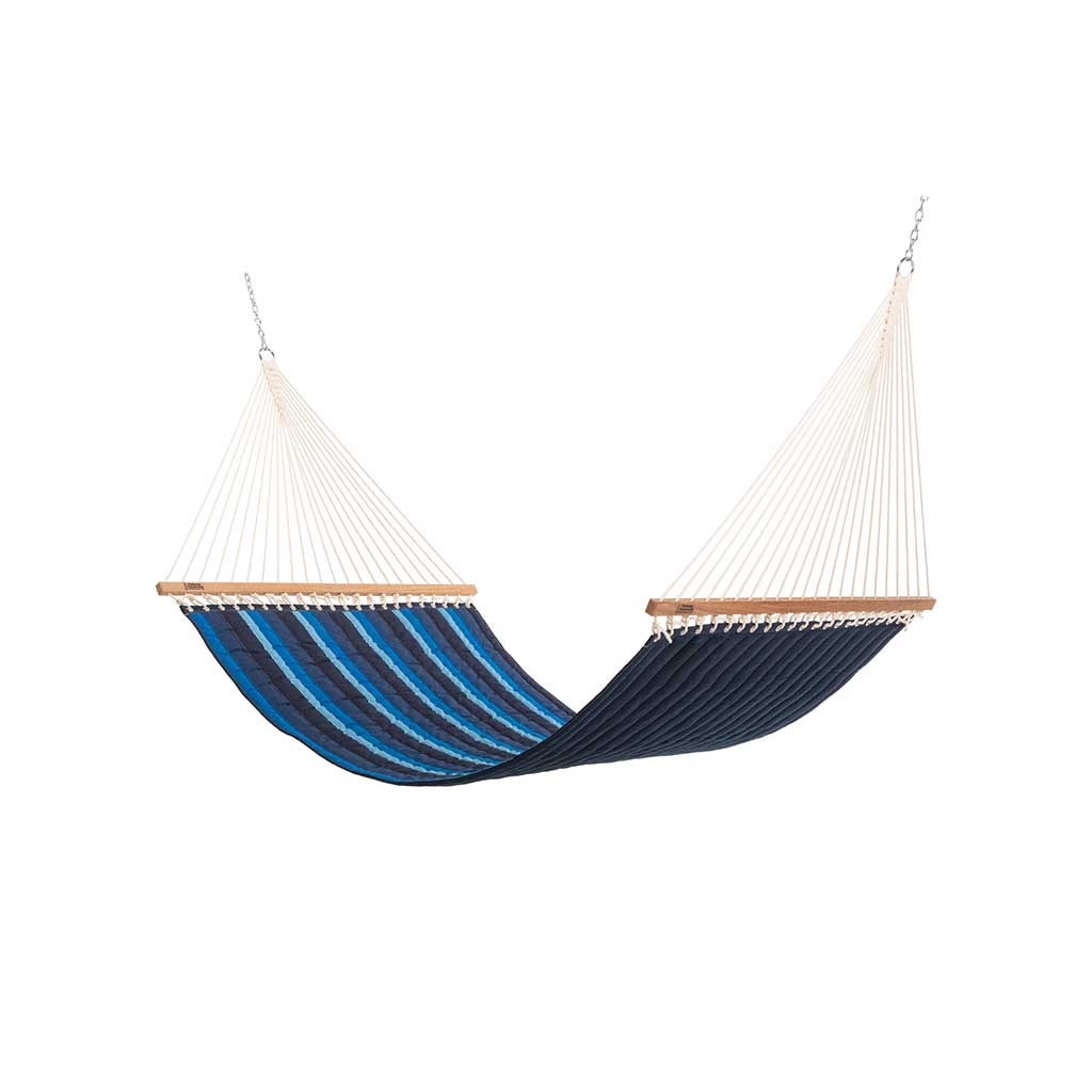 Large Quilted Hammock in Gateway Indigo