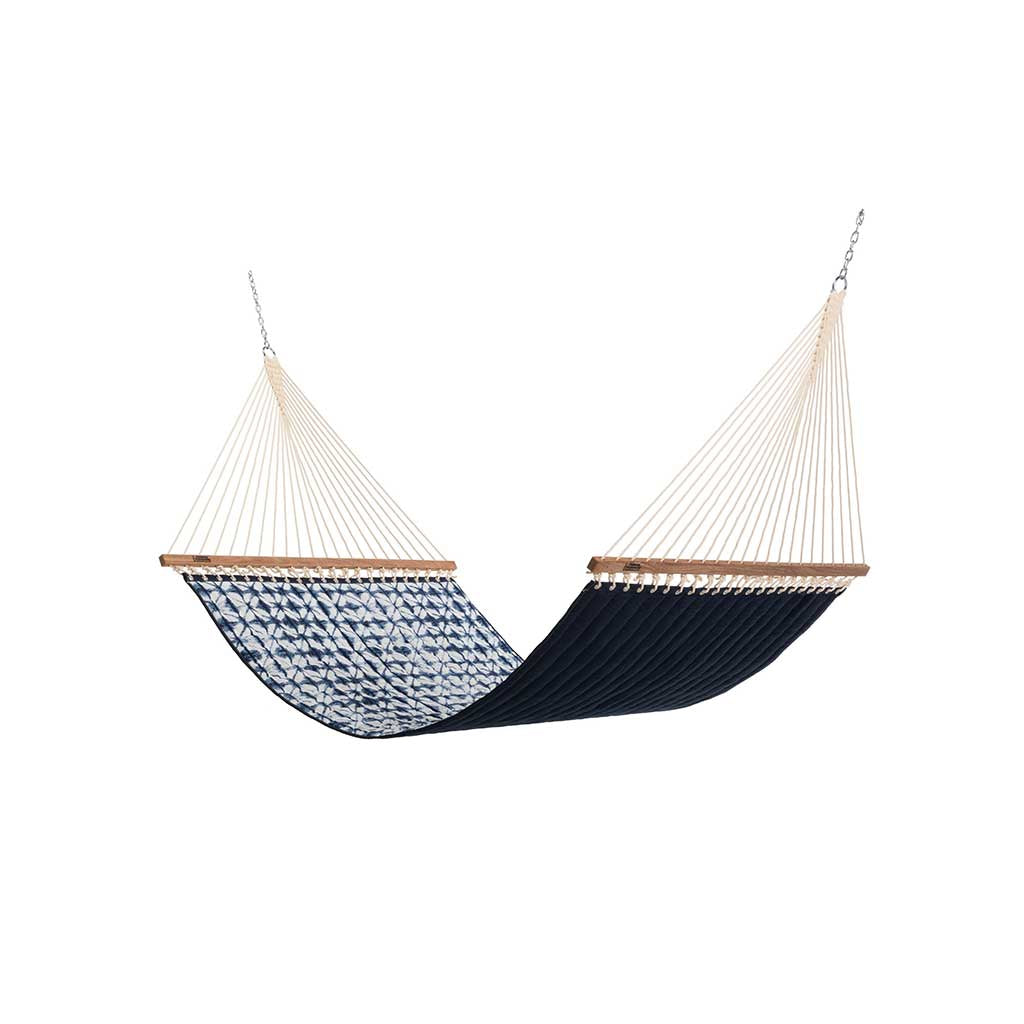 Large Quilted Hammock in Midori Indigo