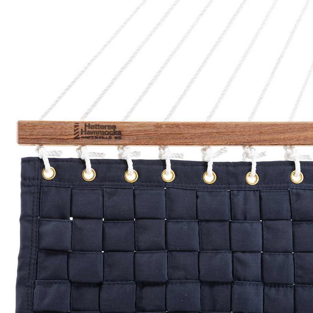 Large Softweave Hammock in Navy lifestyle view
