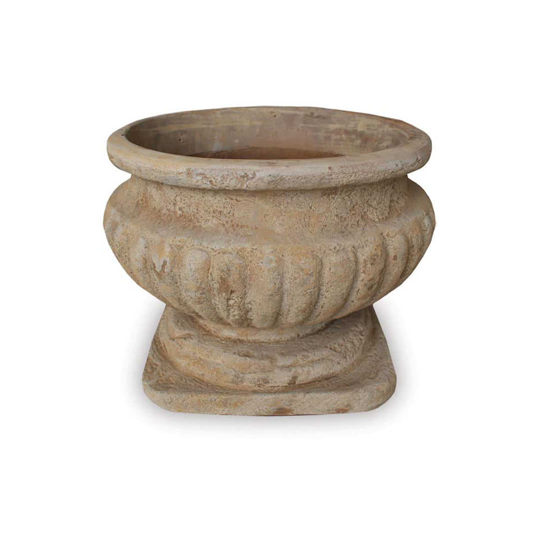 Terra Antico Perano Urn Planter in Terra Antico finish