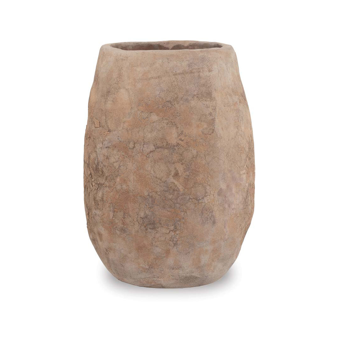 Anterra Round Terra Cotta Planter in Anterra finish