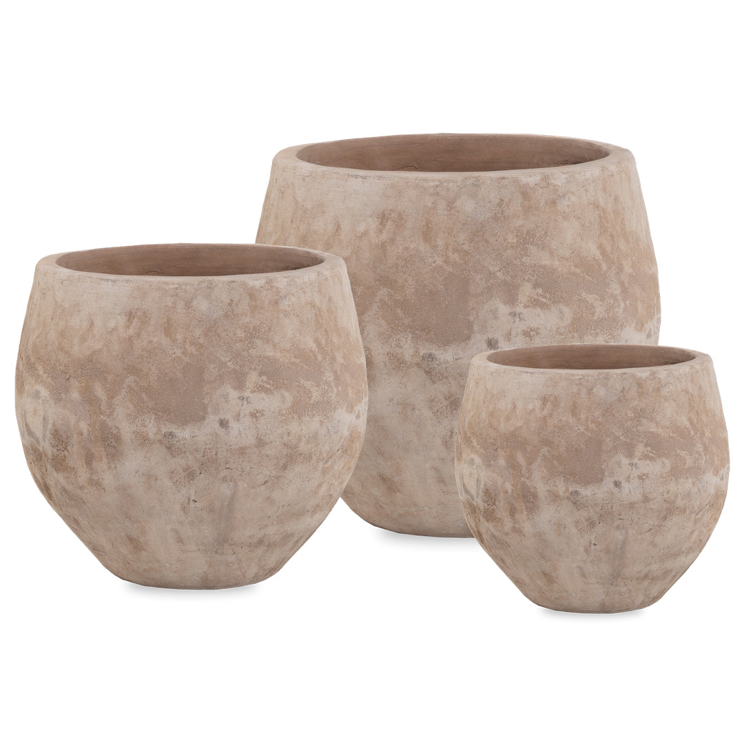 Anterra Calis Planter set of 3 in Wterra finish