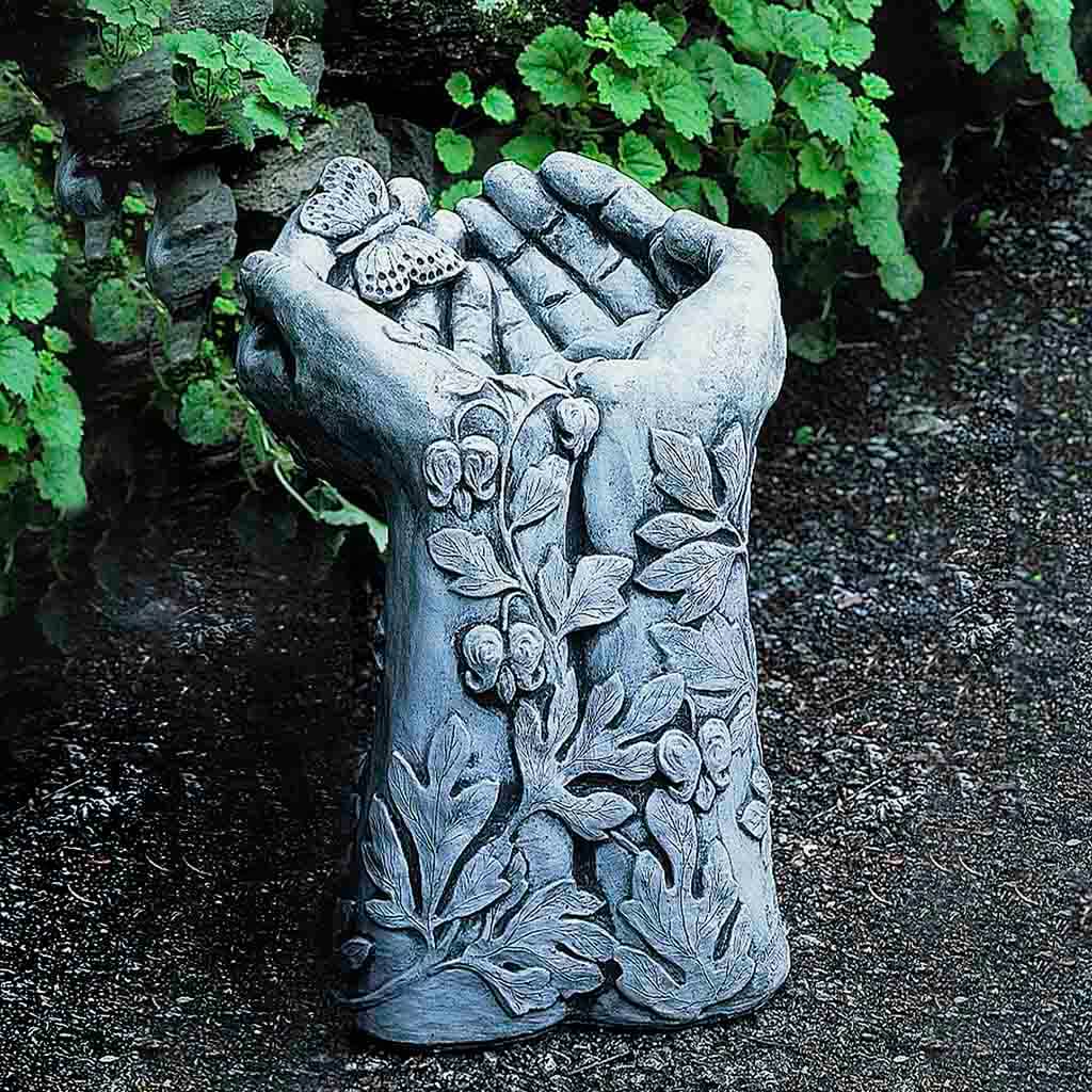Mariposa Birdbath in Alpine Stone finish