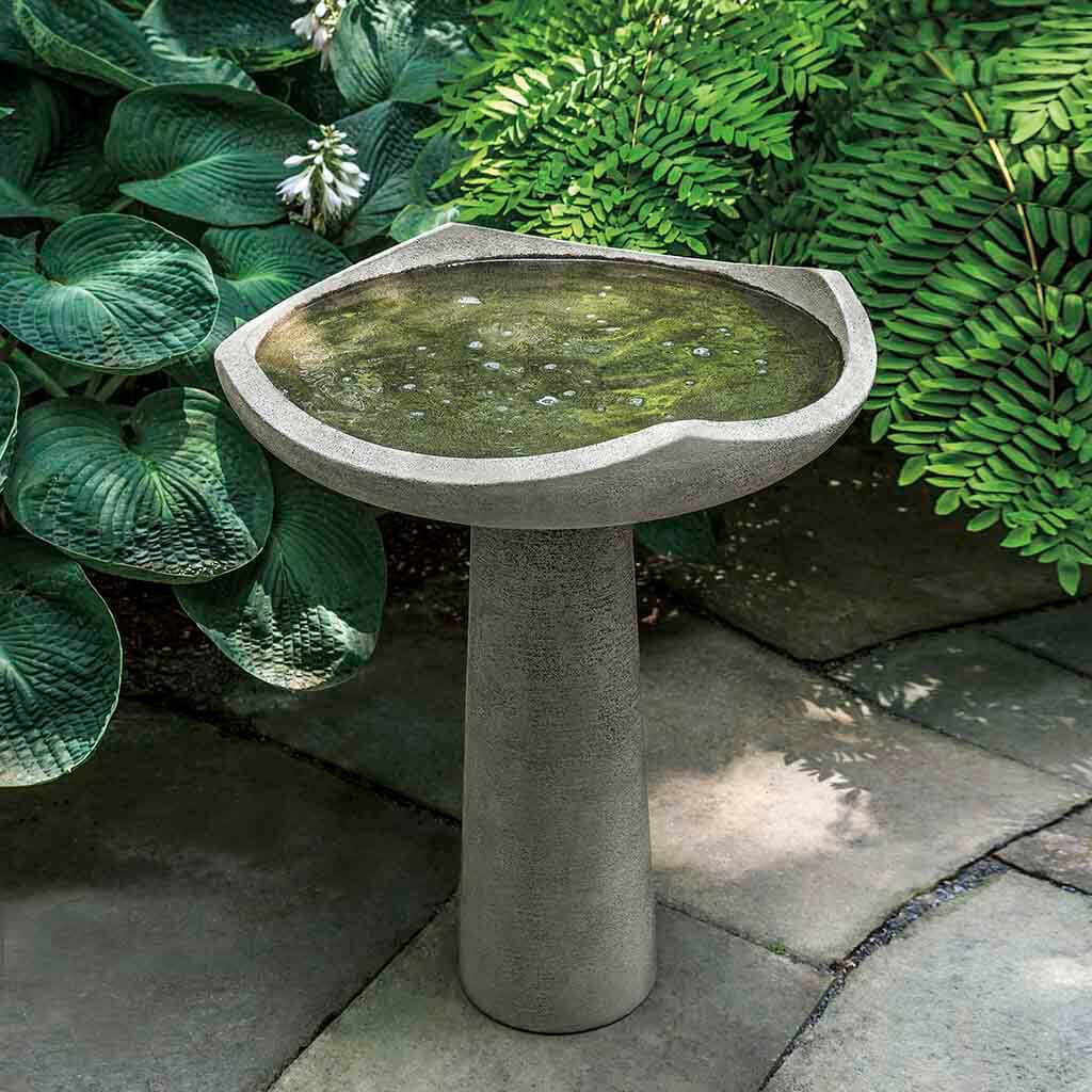 Oslo Birdbath - Medium in Greystone finish
