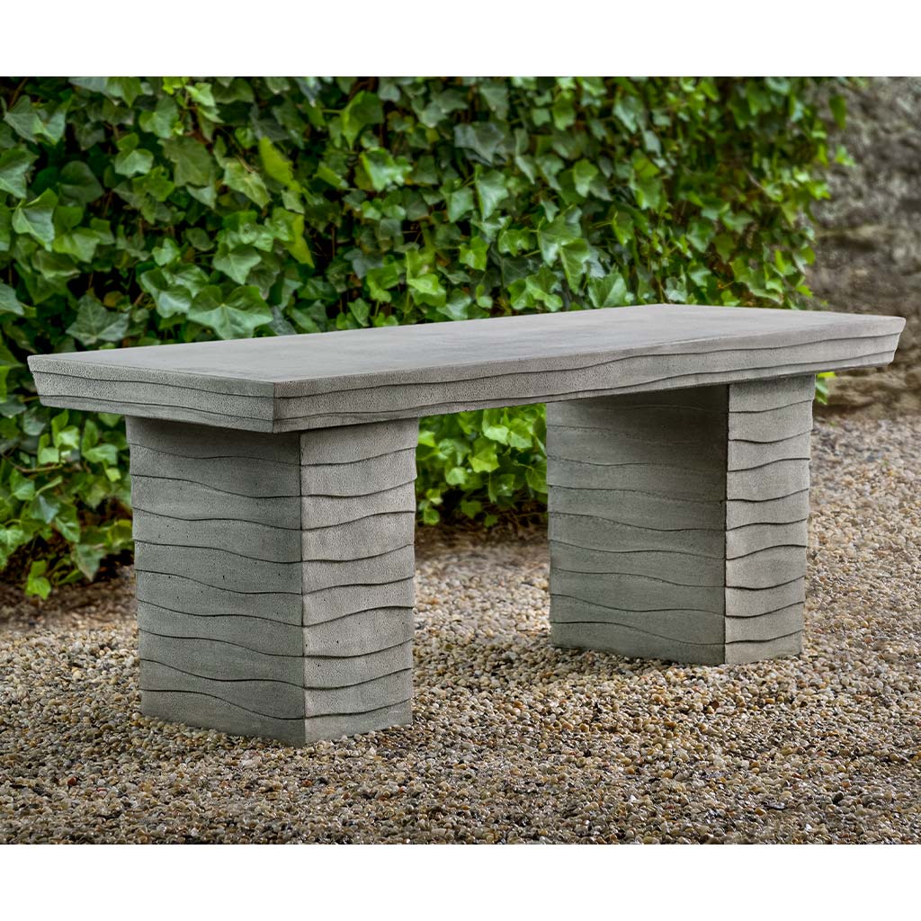 Ipanema Bench in Alpine Stone finish