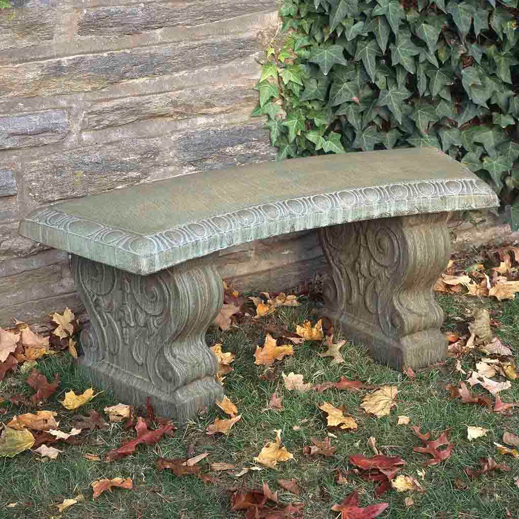 Curved Traditional Bench in Copper Bronze finish