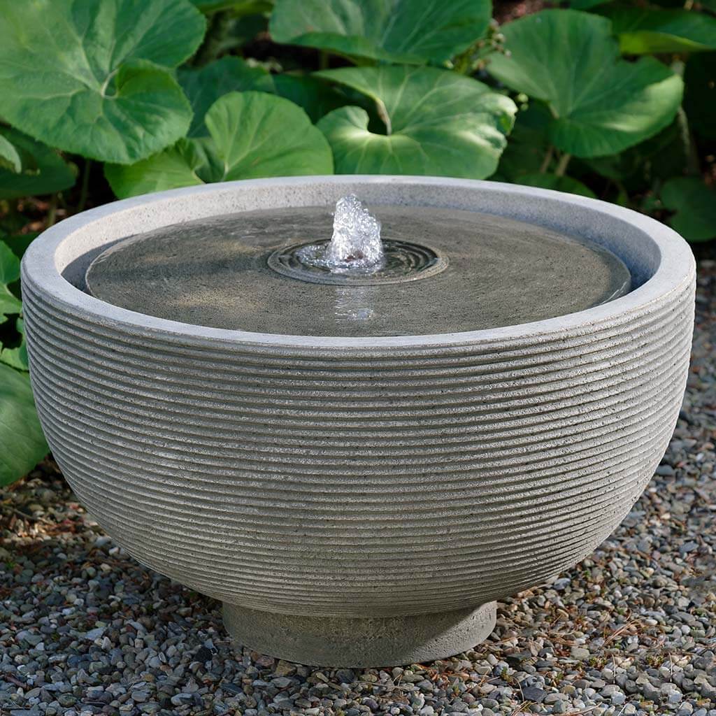 Longitude Fountain outdoor fountain in Alpine Stone