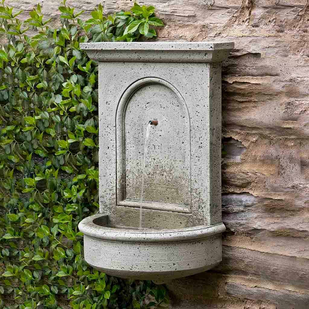 Portico Fountain outdoor fountain in Alpine Stone