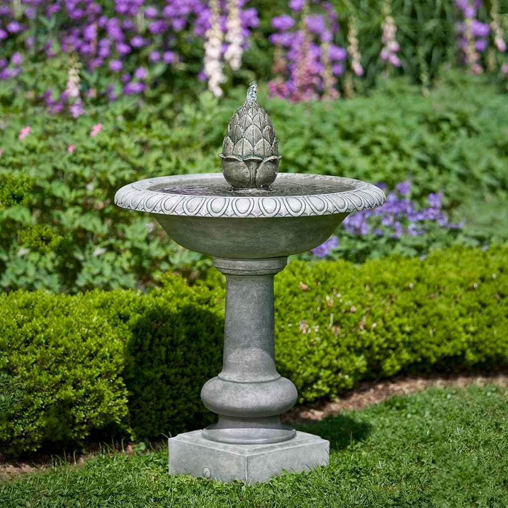 Williamsburg Pineapple Fountain outdoor fountain in Alpine Stone