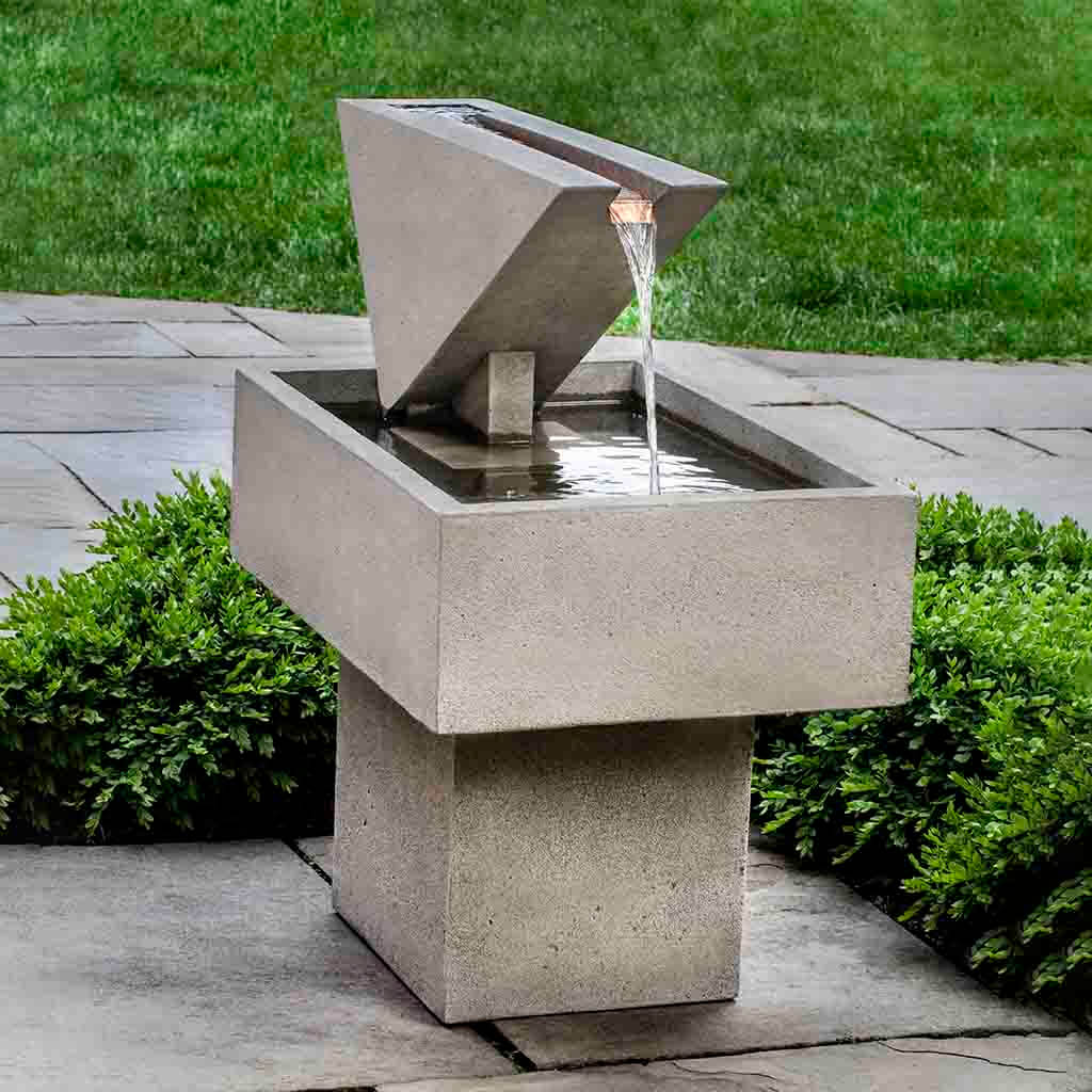 Triad Fountain outdoor fountain in Greystone