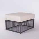 Saranac Ottoman in Canvas finish