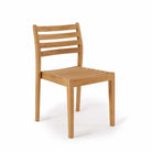 Avalon Stacking Armless Chair in Teak finish