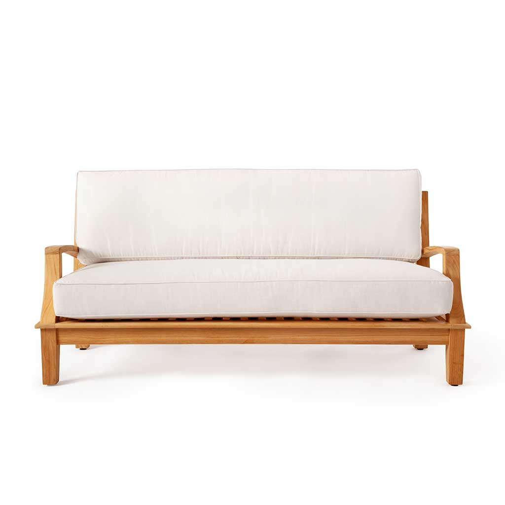 Avalon Grande Sofa in White Linen finish