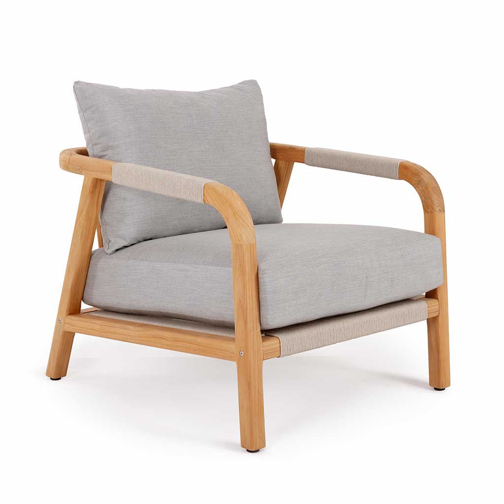 Montparnasse Arm Chair in Grey finish