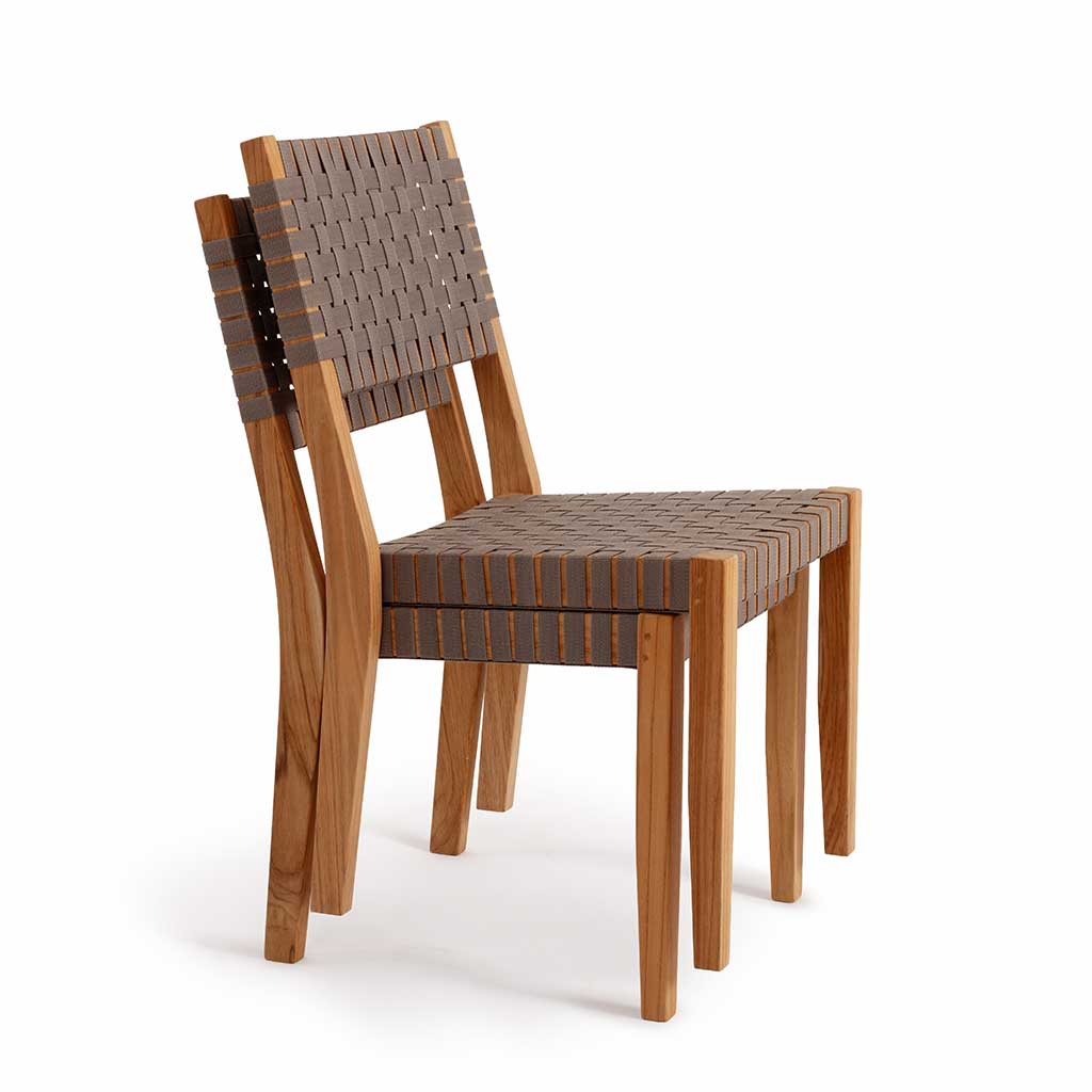 Oak Park Sling Armless Stacking Chair additional view