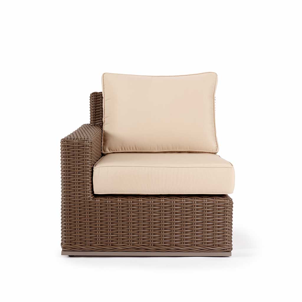 Valencia Modular Left Arm in Cream finish