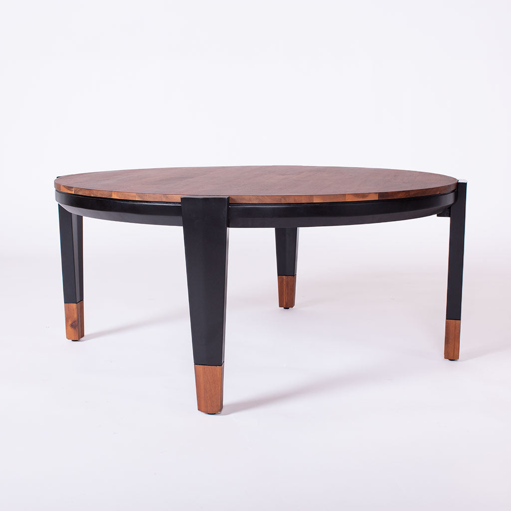 MCM 40" Round Coffee Table in Black finish