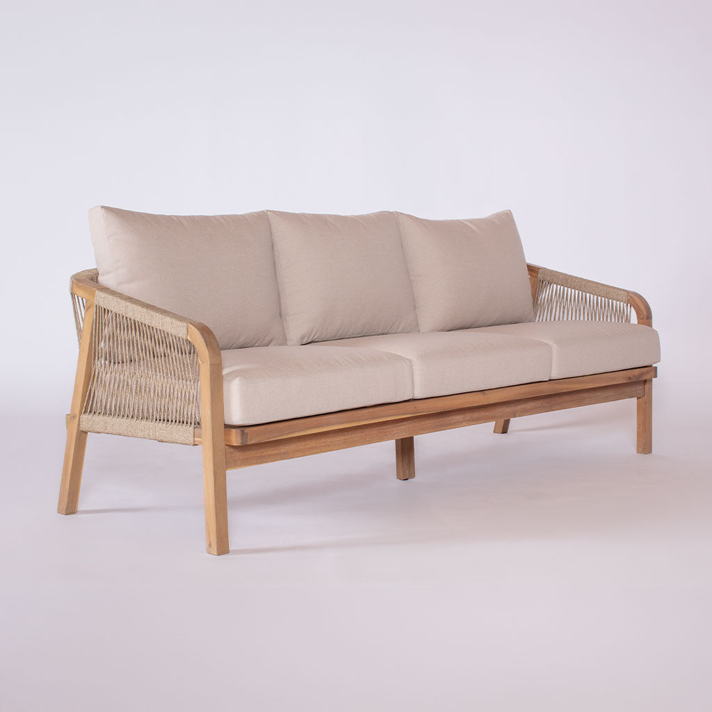 Montego 3-Seater chair in Play Snow finish