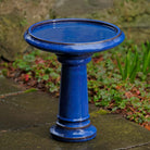 Terrace Birdbath in Riviera Blue finish