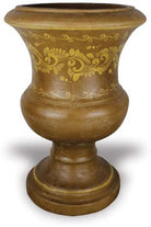 Floral Copa Planter handcrafted garden piece.