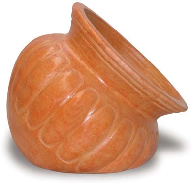Chata on Side Planter handcrafted garden piece.