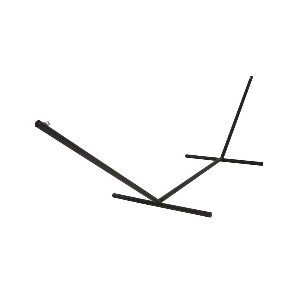 Tri-Beam Steel Hammock Stand in Black