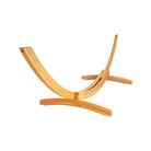 Deluxe Roman Arc Cypress Hammock Stand in Natural