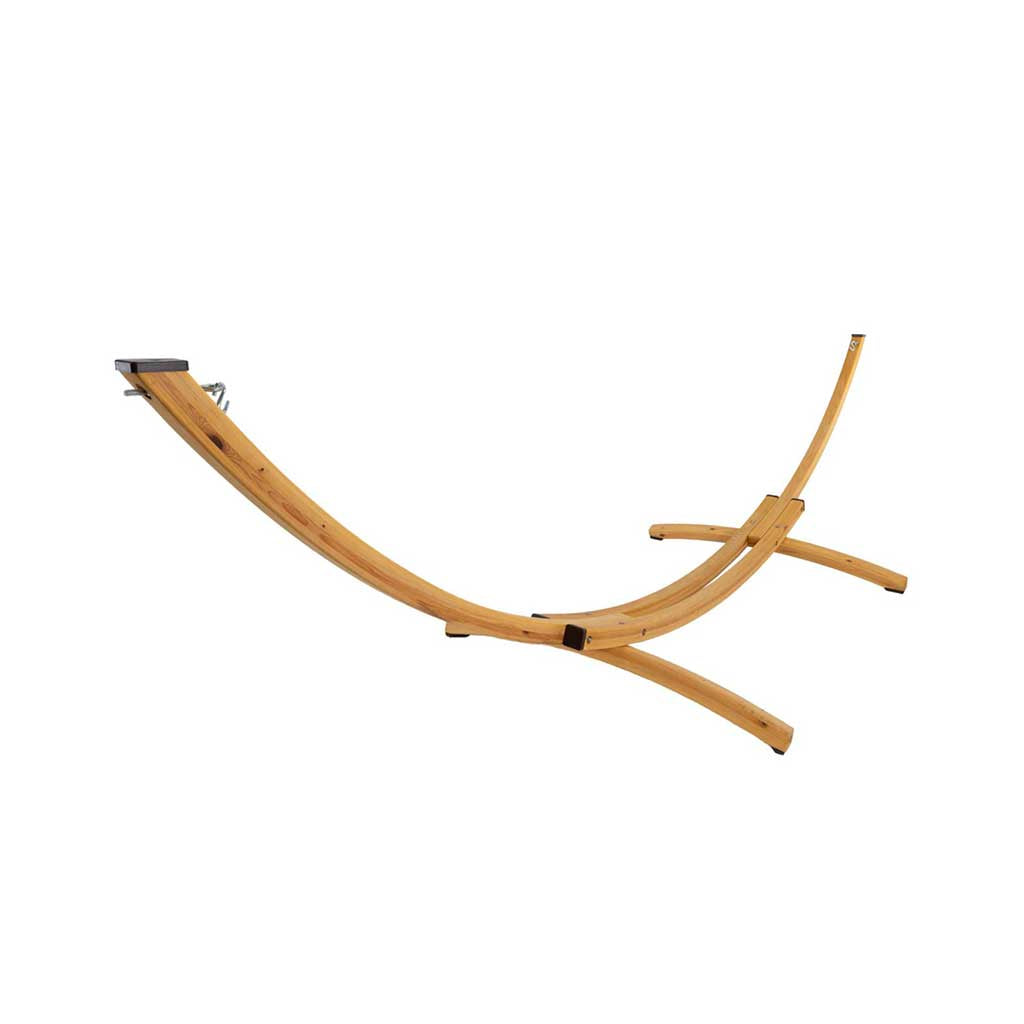 Roman Arc Cypress Hammock Stand in Natural