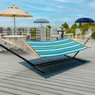 Large Quilted Hammock in Expand Calypso lifestyle view