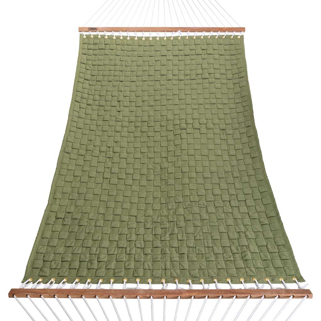 Large Softweave Hammock in Light Green lifestyle view