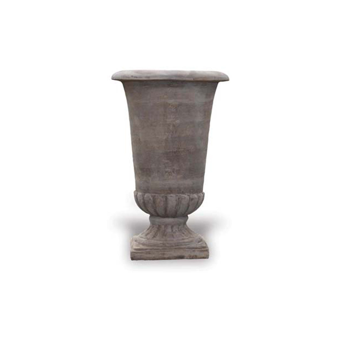 Medium Tall Anterra Urn Planter in Anterra finish