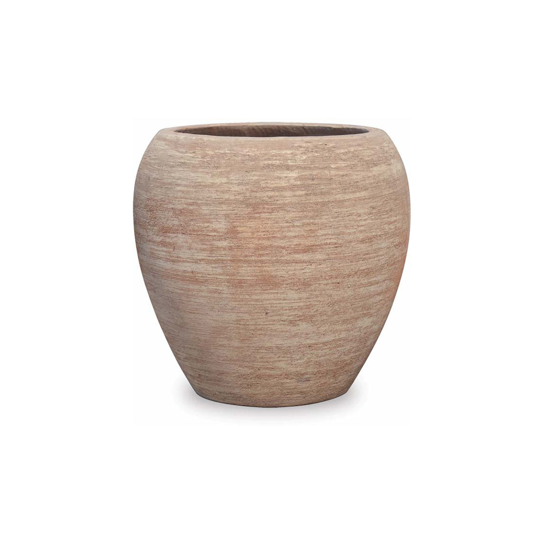 Terra Samo Round Rustic Planter in Terra Samo finish