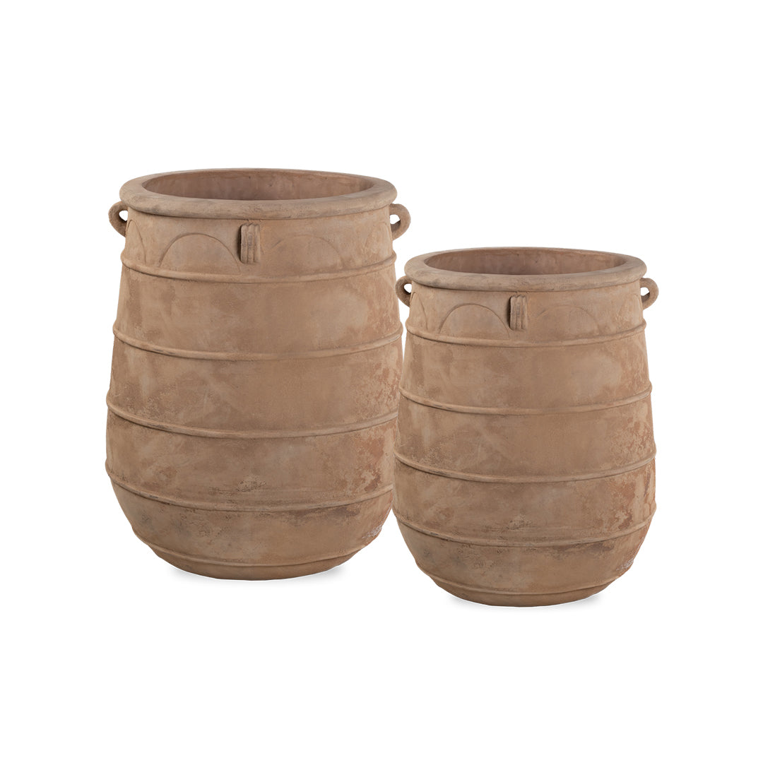 Anterra Four Line Jar set of 2 in Anterra finish