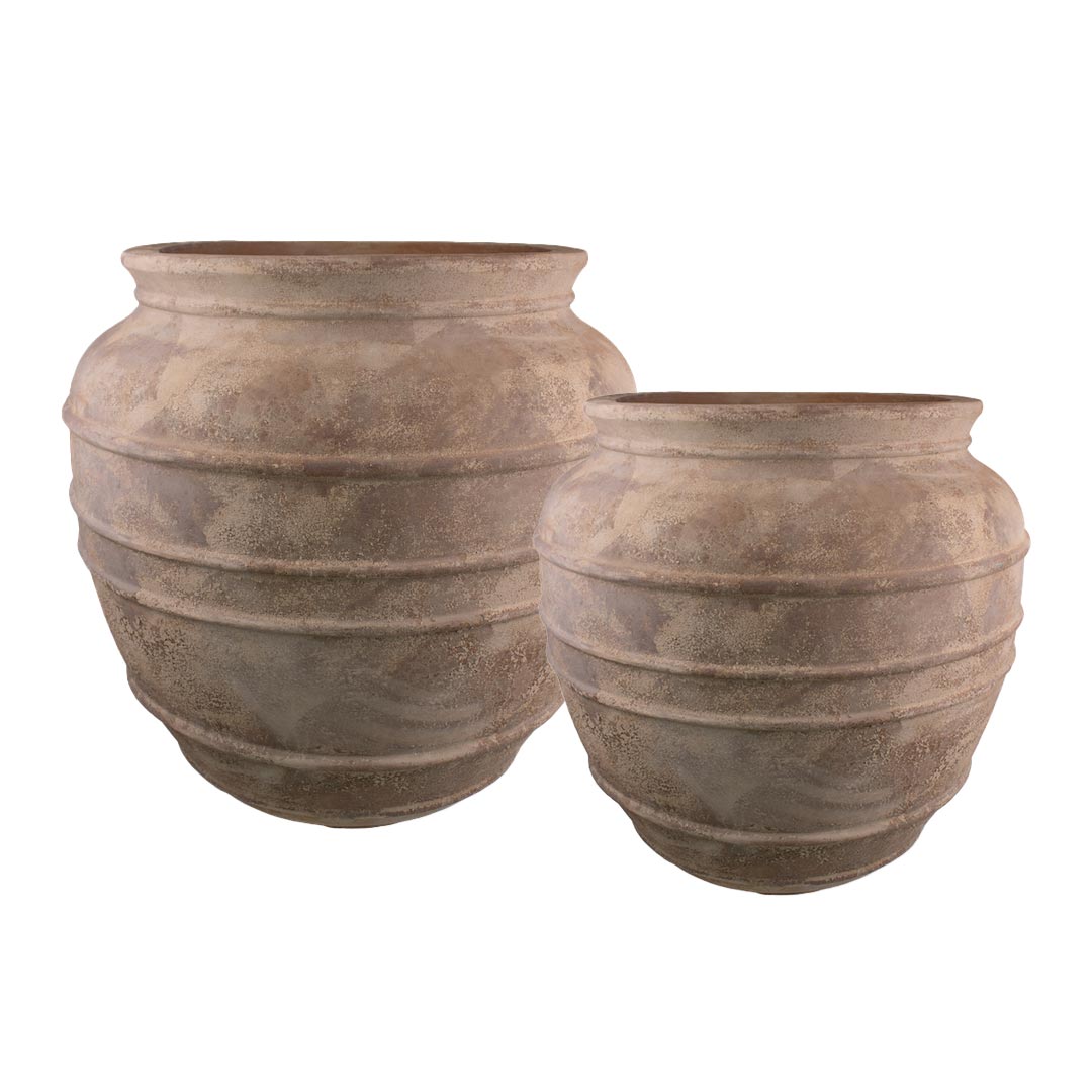 Anterra Belly Planter set of 2 in Anterra finish