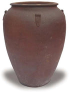 XL Pickle Jar planter in natural black clay.