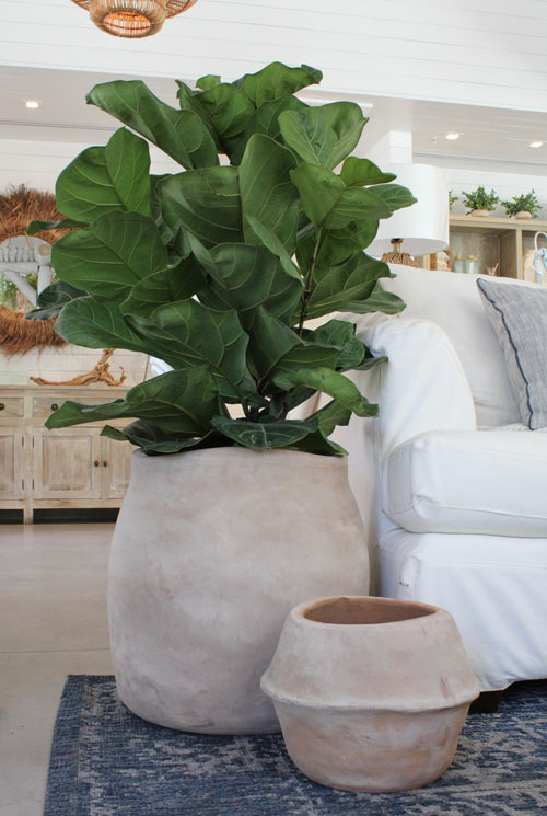 Alternate view of Short Round Planter set of 2