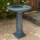 The Hampton Birdbath in Lead Antique finish