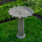 Marguerite Birdbath in Alpine Stone finish