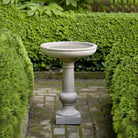 Williamsburg Tea Table Birdbath in Verde finish
