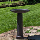 Metropolitan Birdbath in Nero Nuovo finish