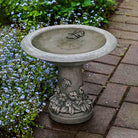 Spring Meadow Birdbath in Alpine Stone finish