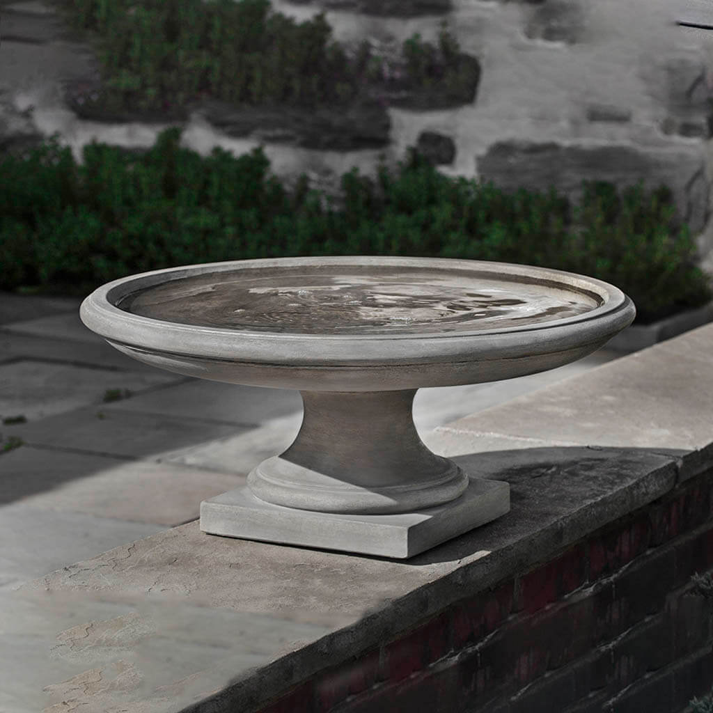 Montebello Birdbath in Greystone finish