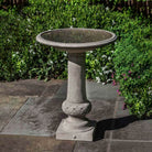 Williamsburg Knot Garden Birdbath in Greystone finish