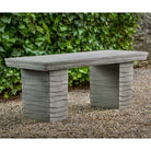 Ipanema Bench in Alpine Stone finish