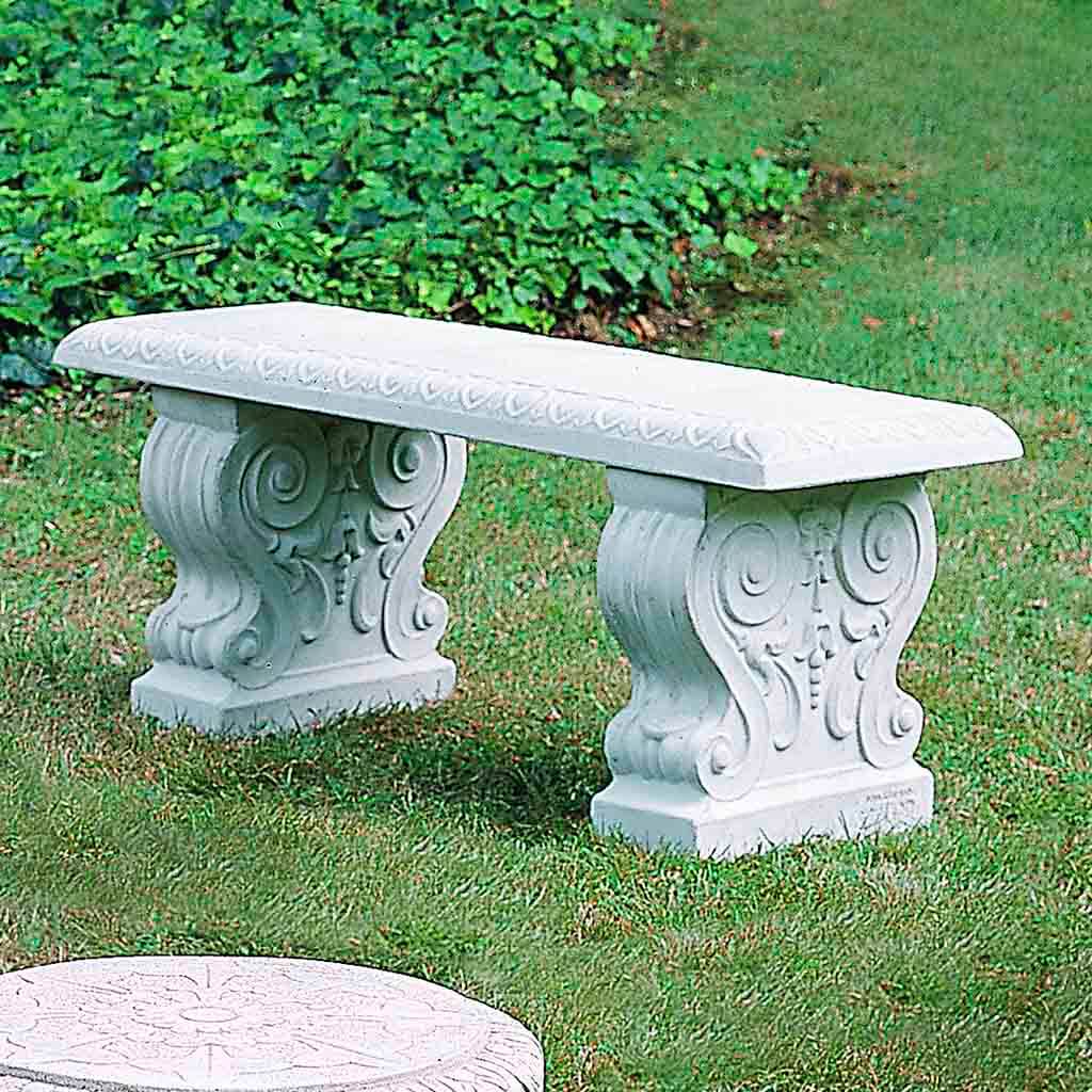 Traditional Straight Bench in Natural finish
