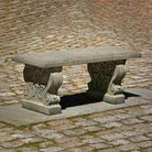Classic Garden Bench in Alpine Stone finish