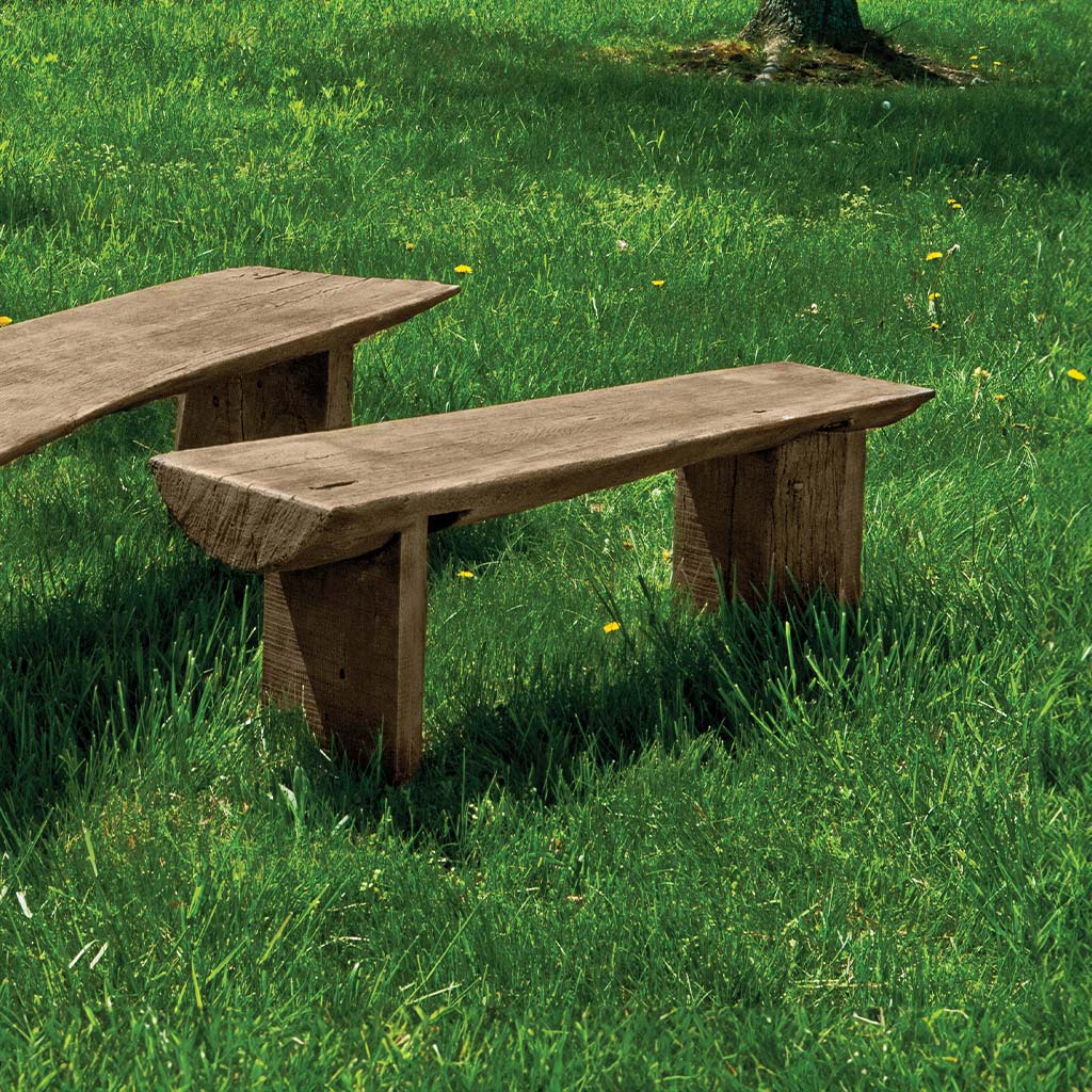 Small Bois Bench in Brownstone finish